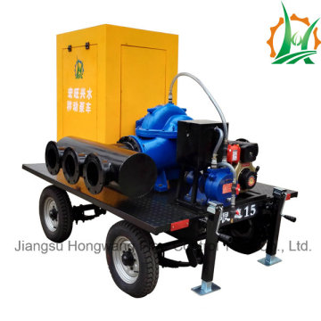 Diesel Engine Drive Double Suction Split Case Big Flow Pump